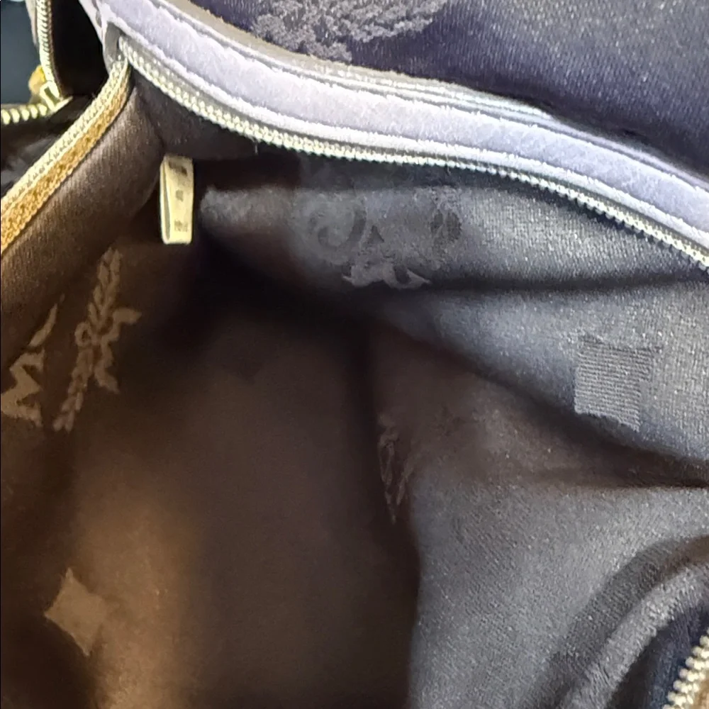 MCM Tan Monogram Satchel - Picture 9 of 9